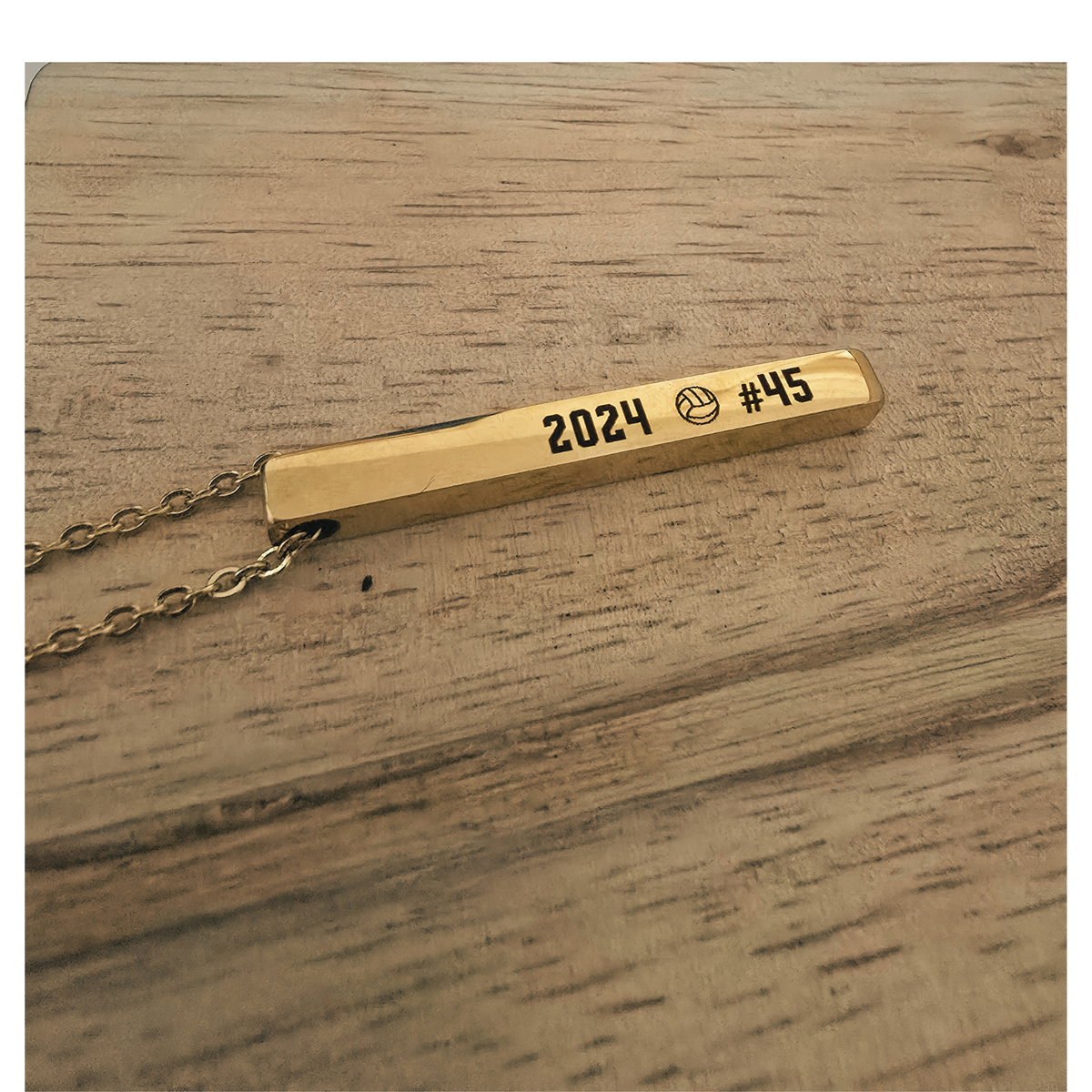 Personalized Bar Necklace in Silver, Gold or Rose Gold colors - great for gifts or yourself!