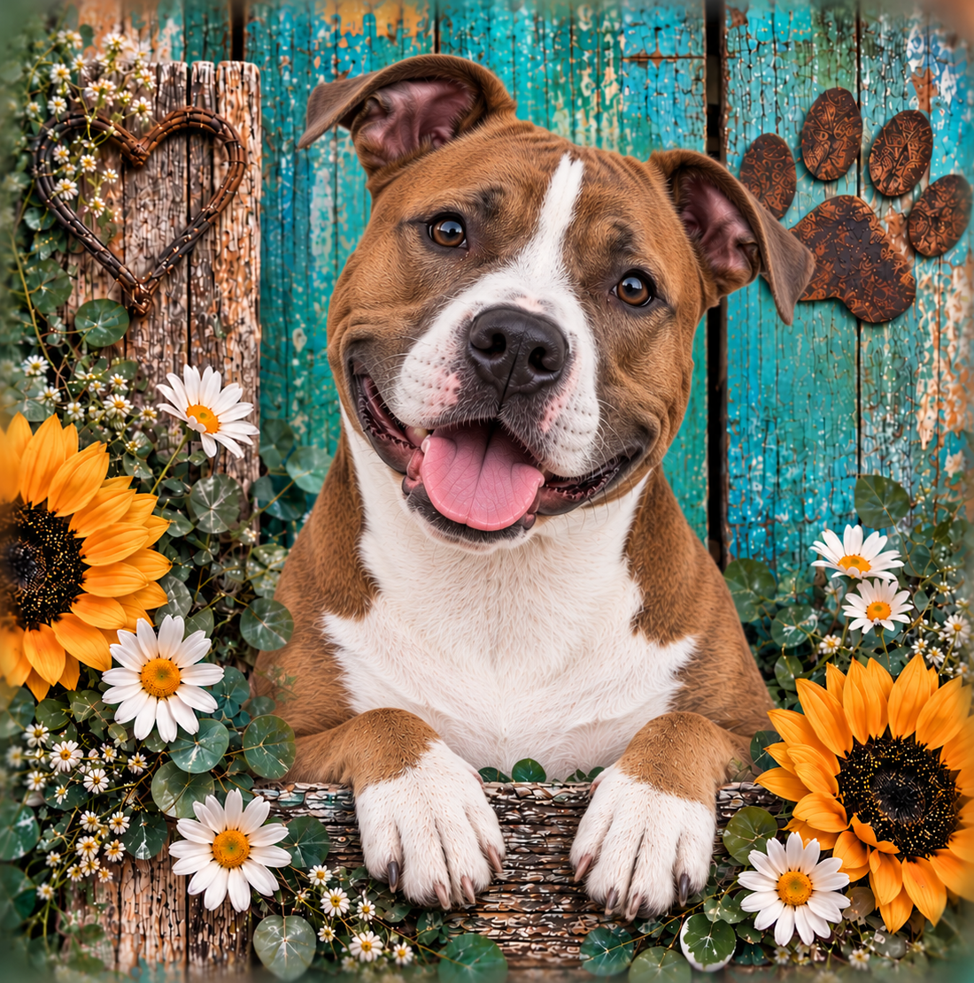 Custom Dog Breed Slate Coasters