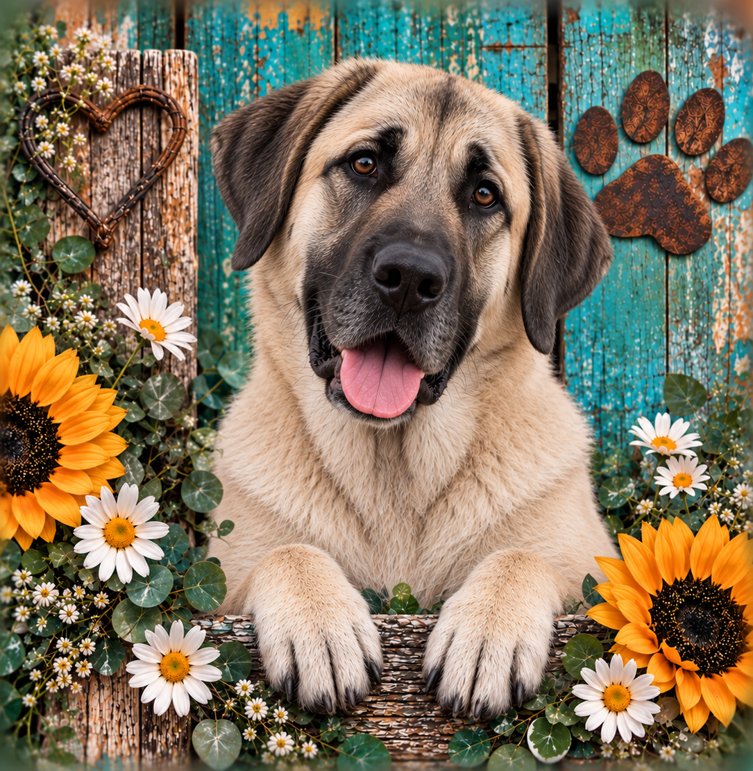 Custom Dog Breed Slate Coasters
