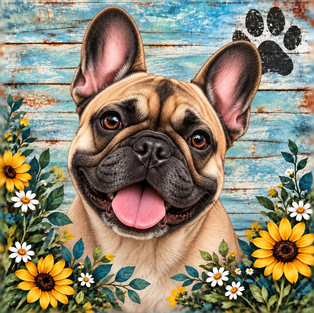 Custom Dog Breed Slate Coasters