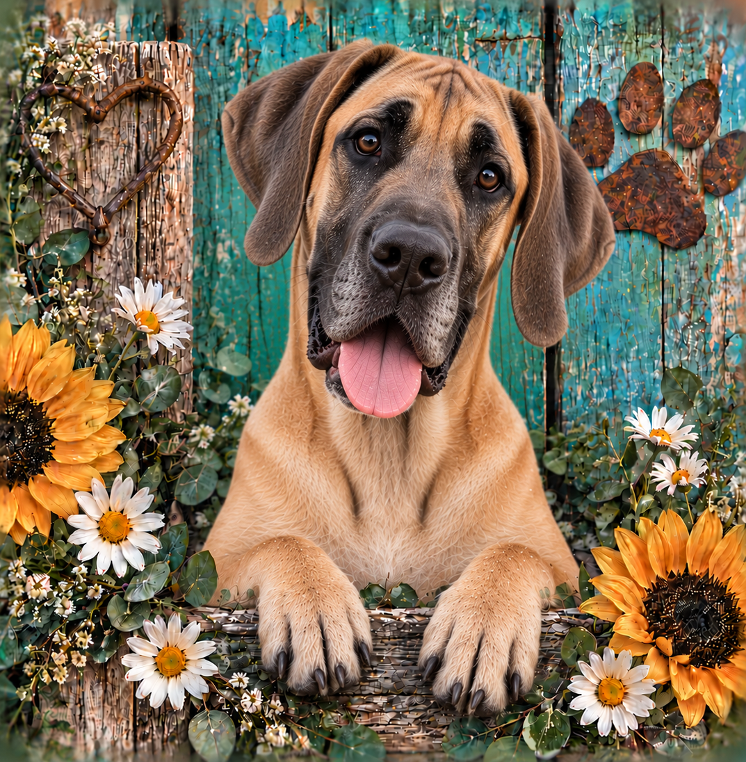 Custom Dog Breed Slate Coasters