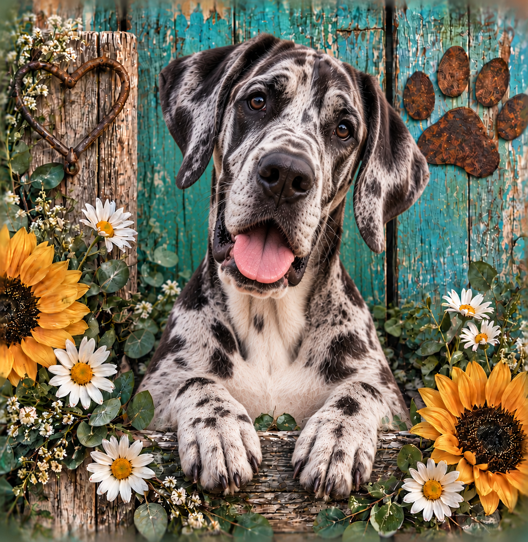 Custom Dog Breed Slate Coasters