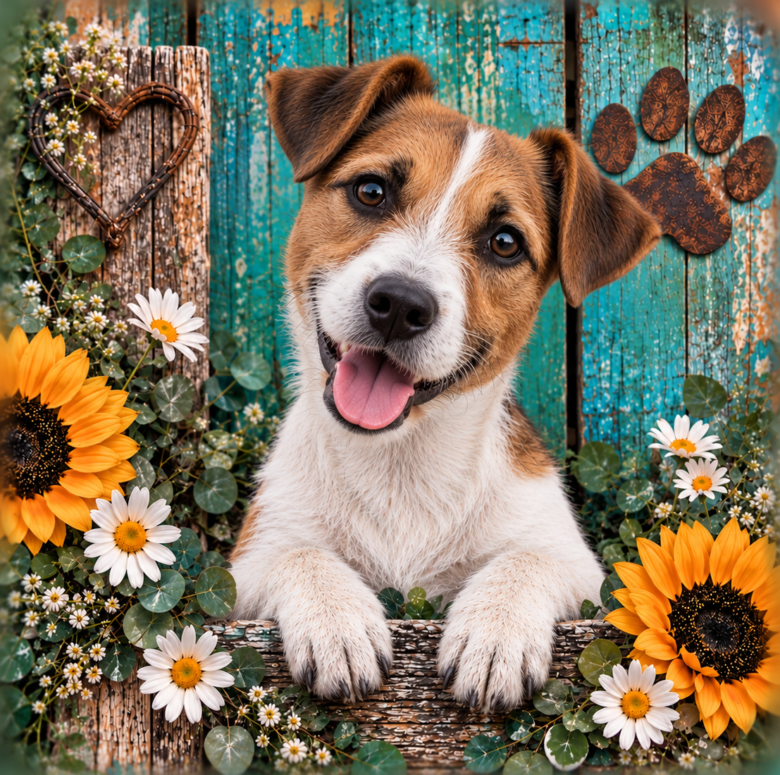Custom Dog Breed Slate Coasters
